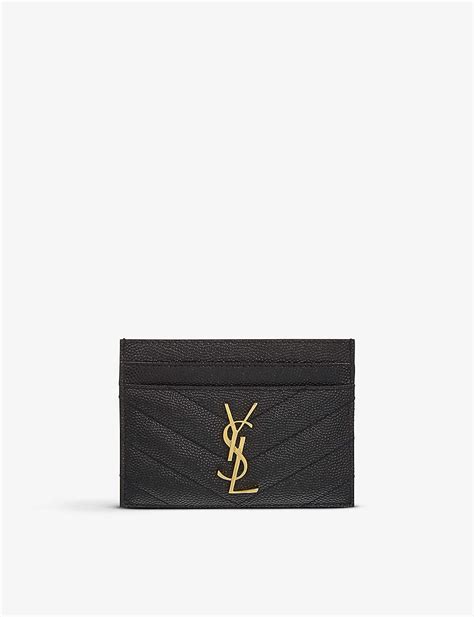 ysl card holder sale|ysl card holder selfridges.